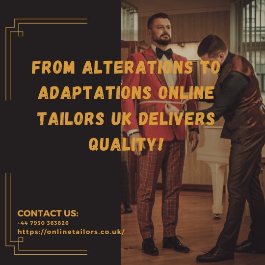 Men's Tailored Suits in UK
